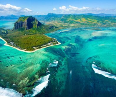 mauritius’ underwater waterfall