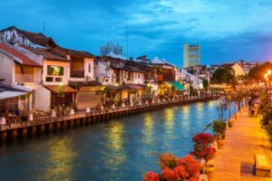 The,Old,Town,Of,Malacca,And,The,Malacca,River.,Unesco